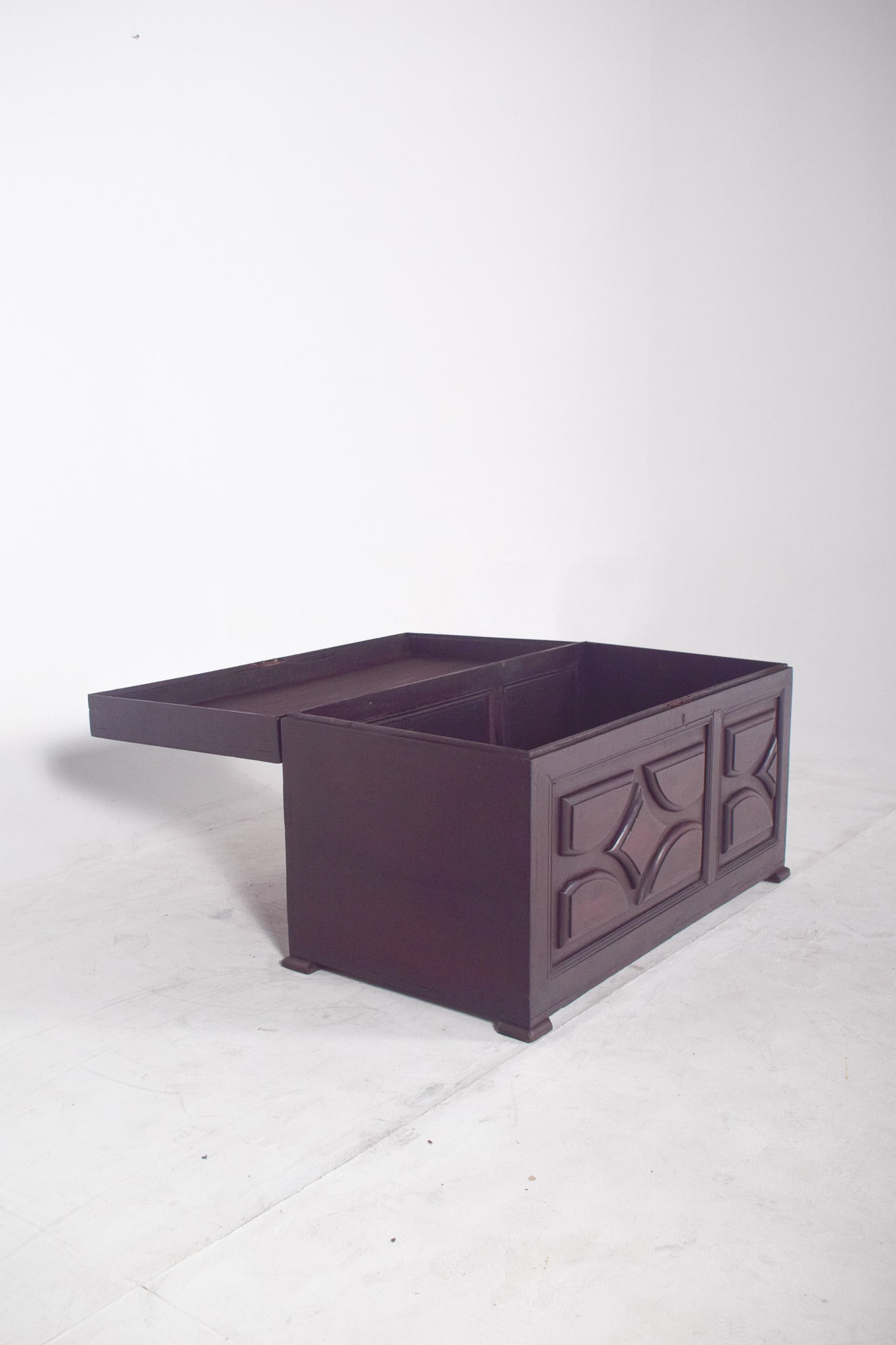 Portuguese Padded Pine Chest, 1890s - 2