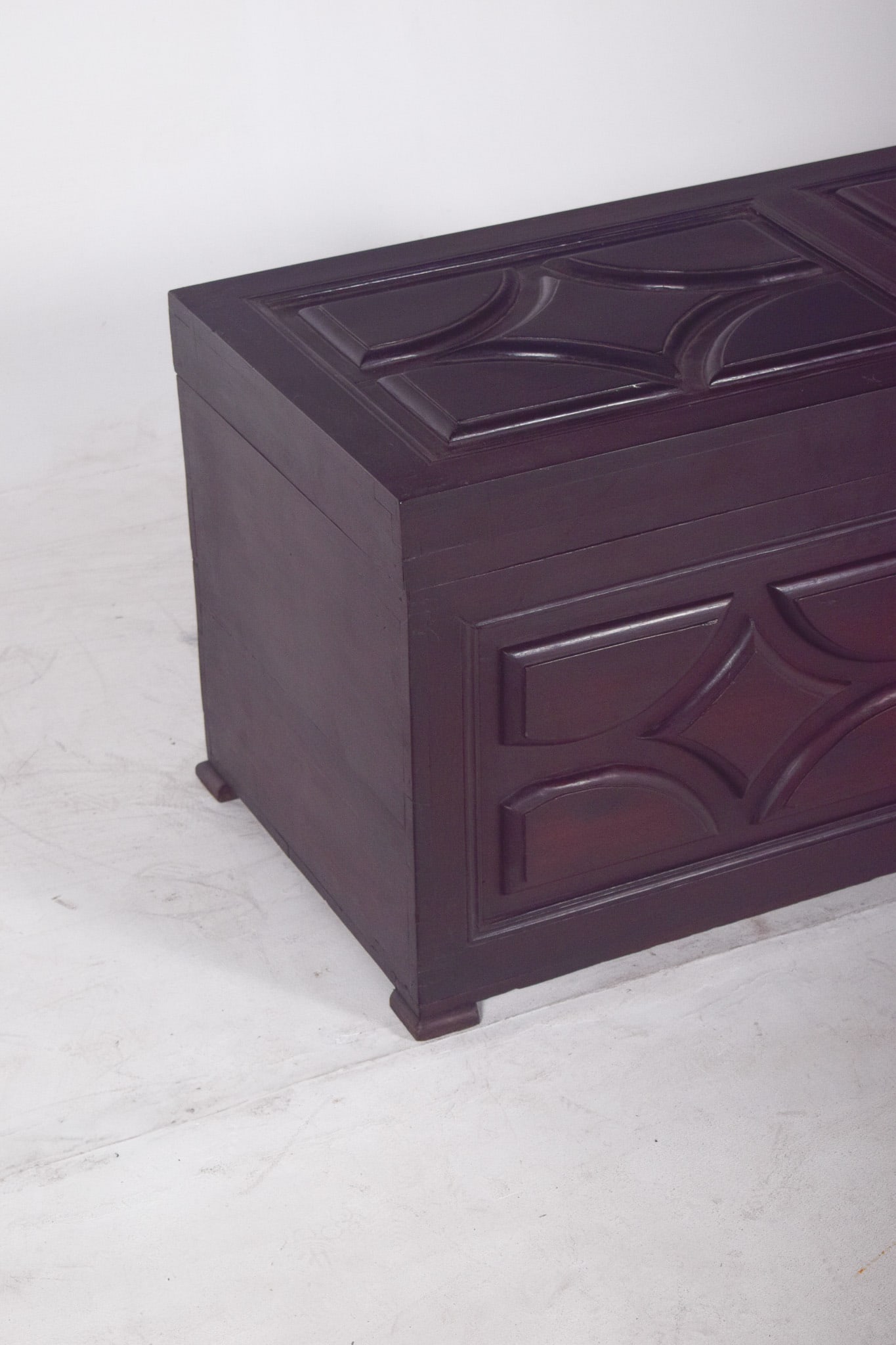 Portuguese Padded Pine Chest, 1890s - 5