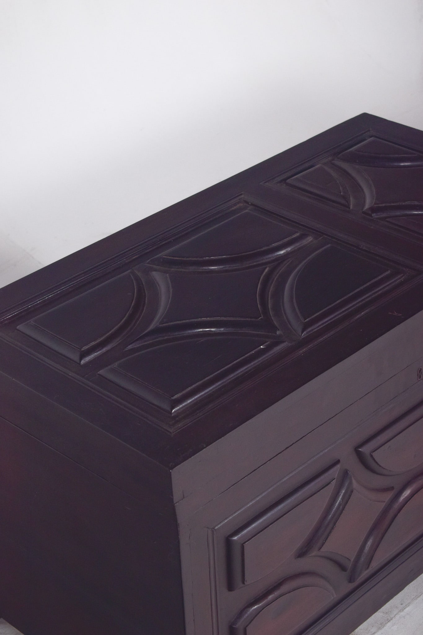 Portuguese Padded Pine Chest, 1890s - 6