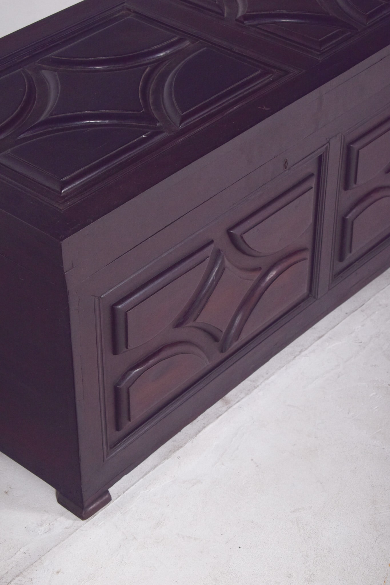 Portuguese Padded Pine Chest, 1890s - 8