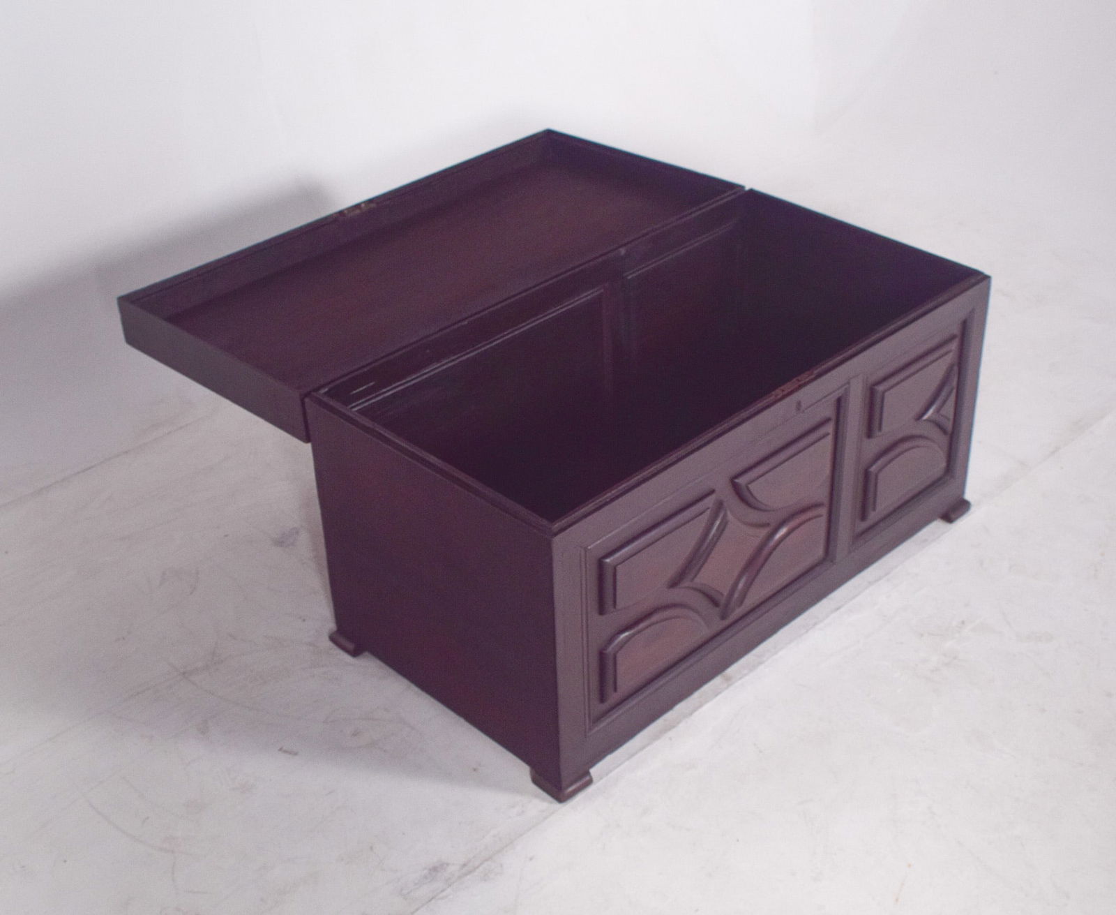 Portuguese Padded Pine Chest, 1890s - 9