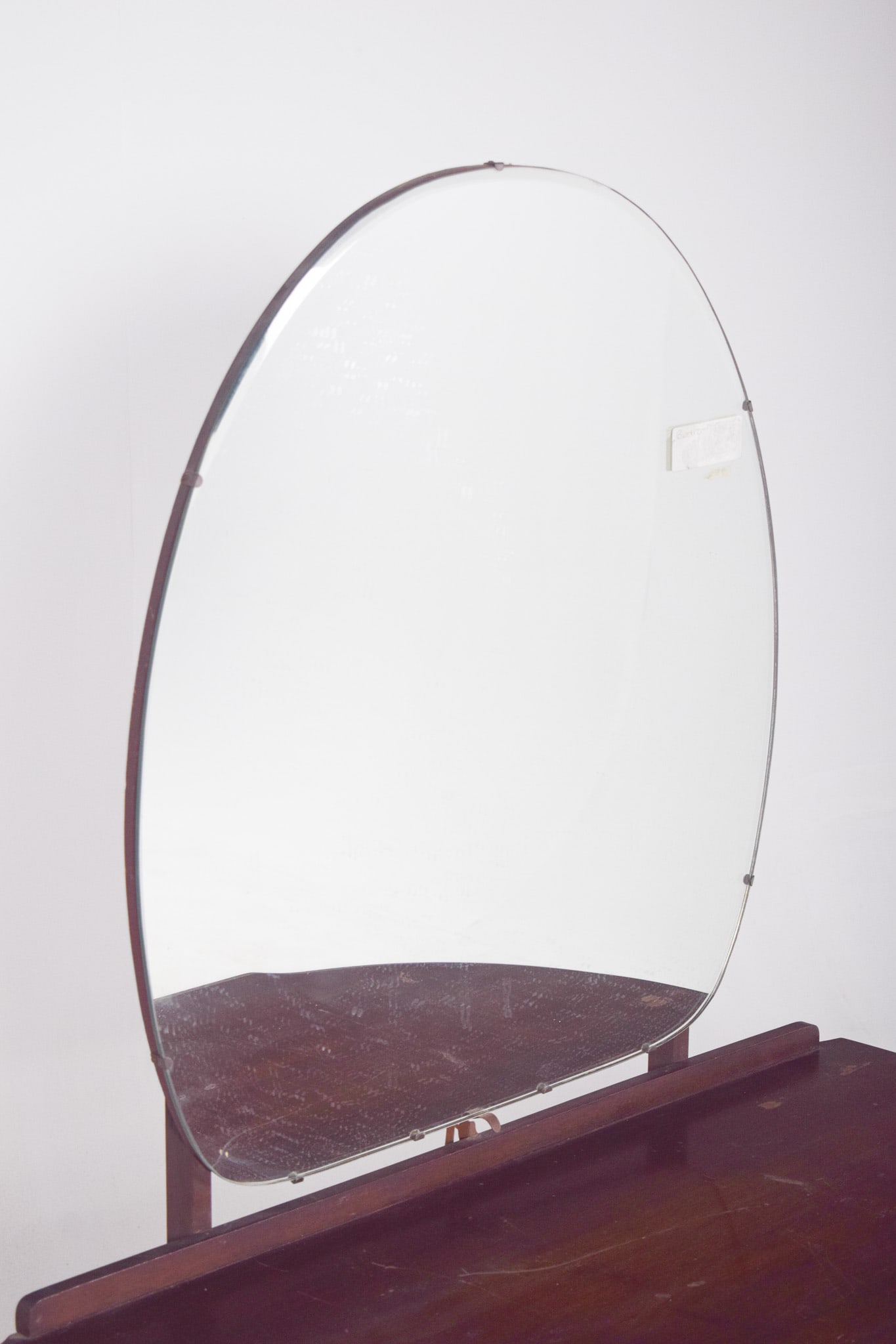 Vintage Art Deco Walnut Dressing Table, 1920s - 6