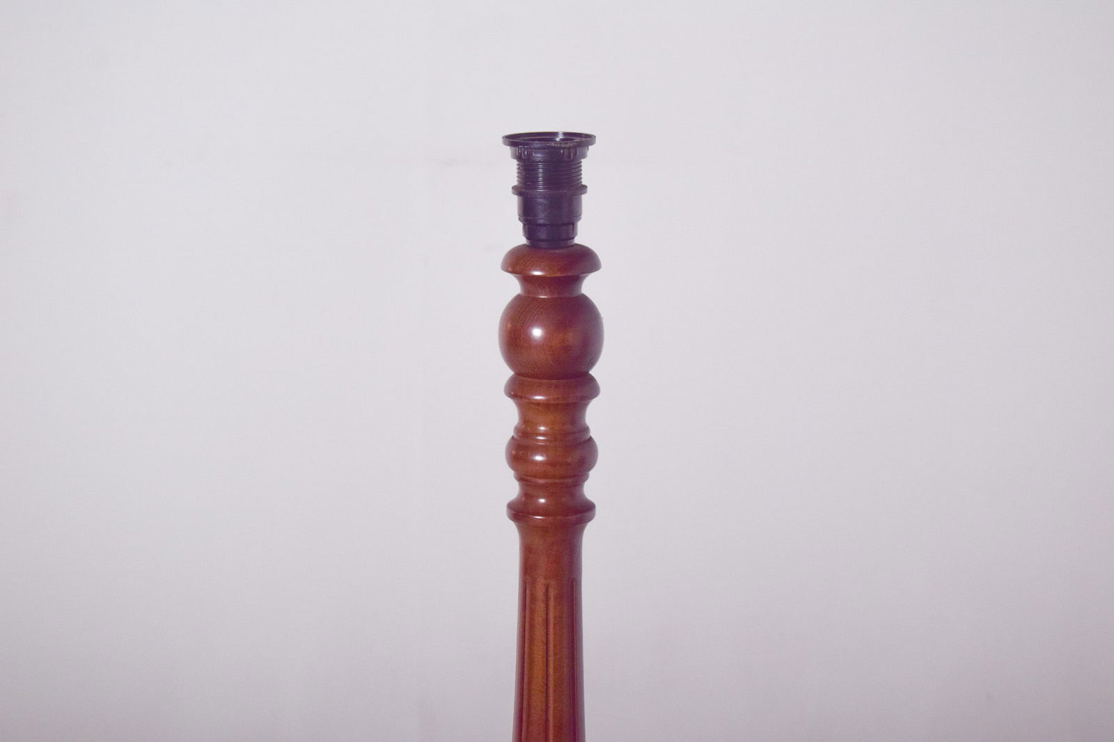 Danish Wooden Floor Lamp with Integrated Table, 1950 - 4