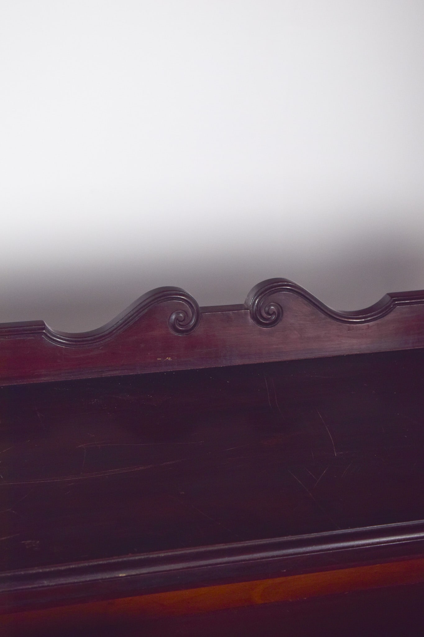 English Vanity Unit with Small Mahogany Top, 1920s - 3