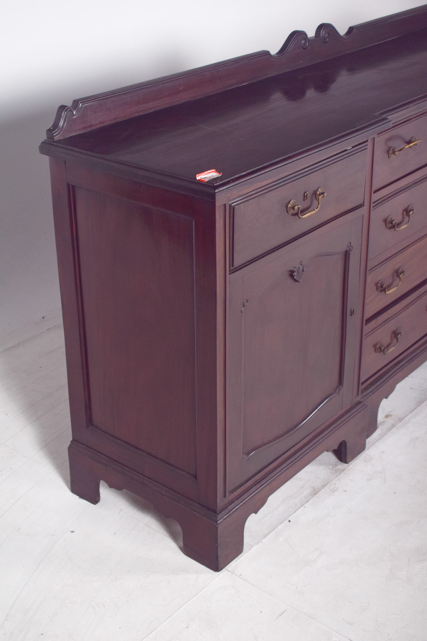 English Vanity Unit with Small Mahogany Top, 1920s - 7