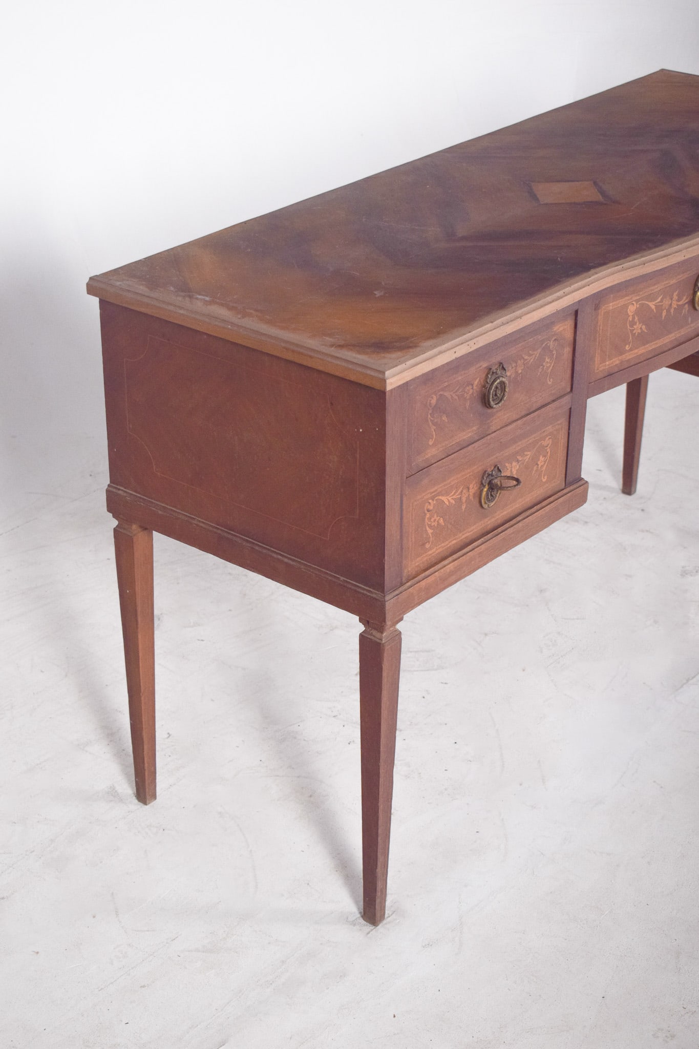 Vintage Wooden Dressing Table with Marquetry, 1920s - 6