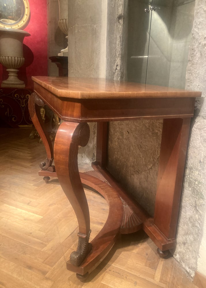 Art Nouveau Italian Wooden Console Table - 10