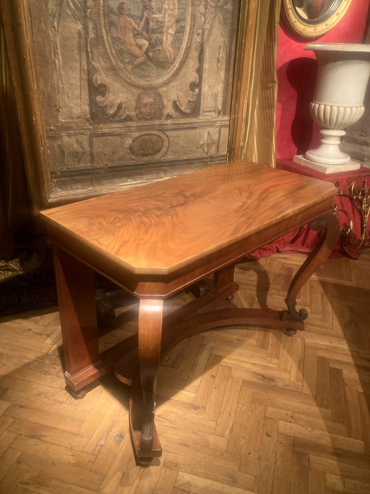 Art Nouveau Italian Wooden Console Table - 13