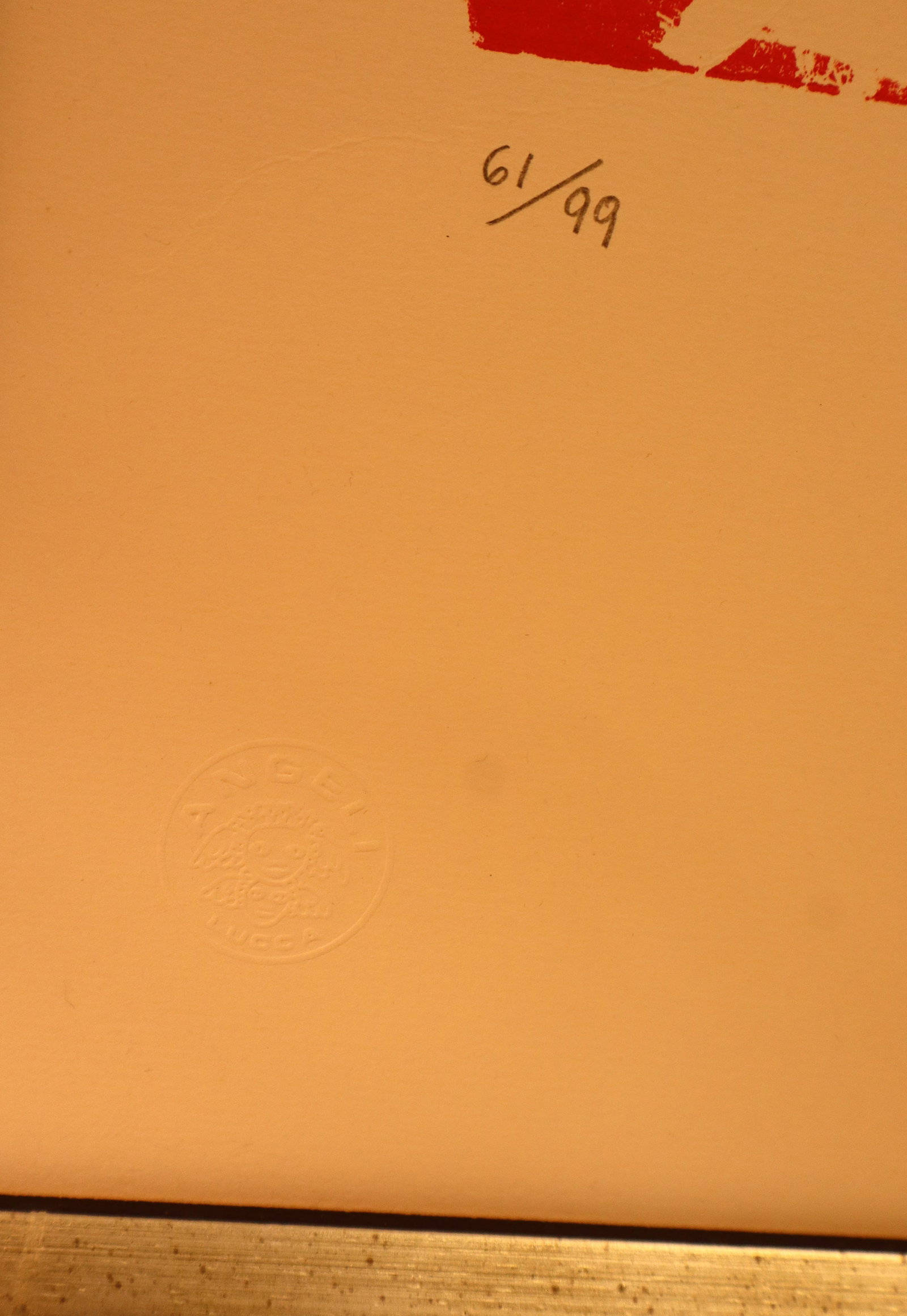 Bellora, Luccan Figure, 1970s, Lithograph, Framed - 12