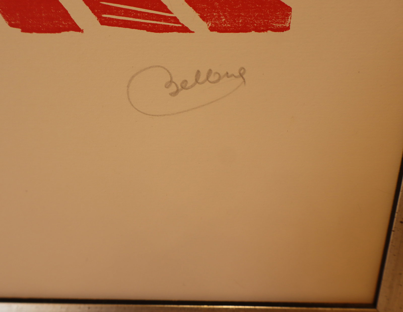 Bellora, Luccan Figure, 1970s, Lithograph, Framed - 14