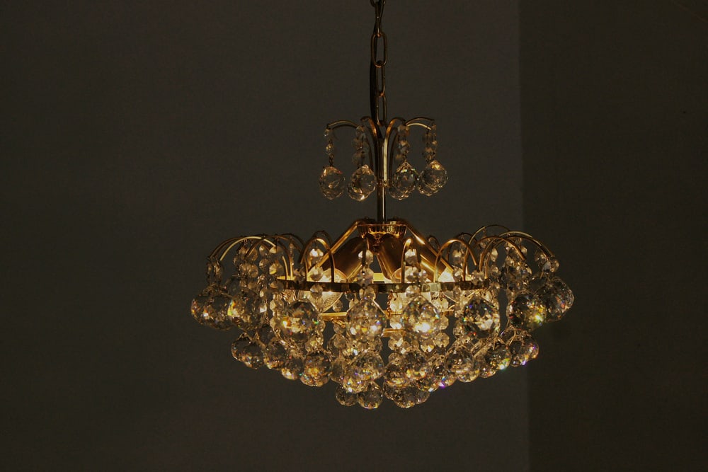 Crystal Glass Ceiling Lamp from Christoph Palme - 7
