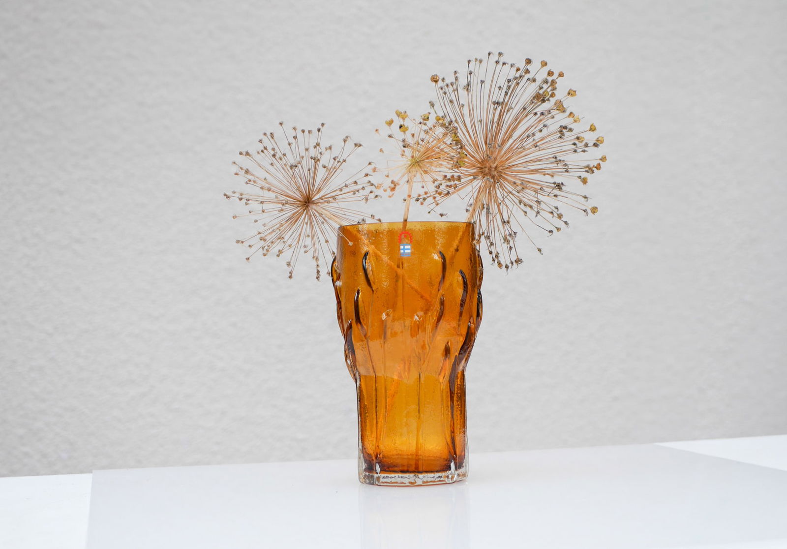 Finnish Art Glass Vase by Kaj Blomqvist for Humppila - 12