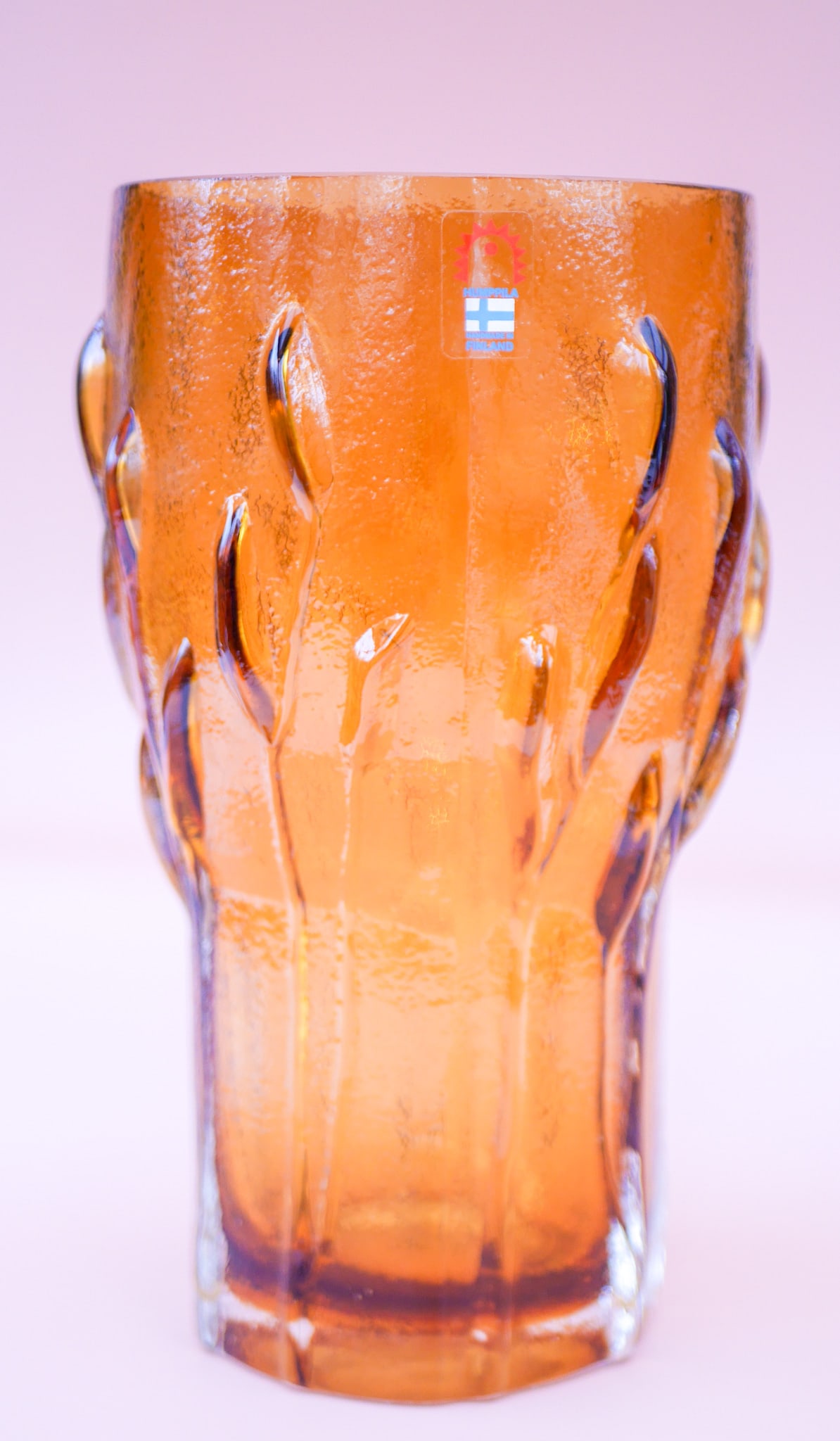 Finnish Art Glass Vase by Kaj Blomqvist for Humppila - 13