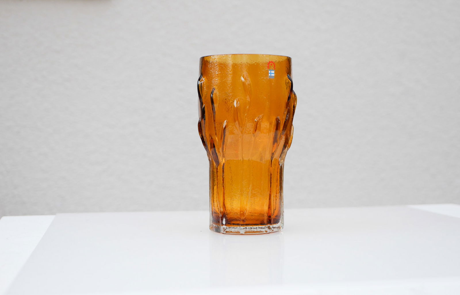 Finnish Art Glass Vase by Kaj Blomqvist for Humppila - 6