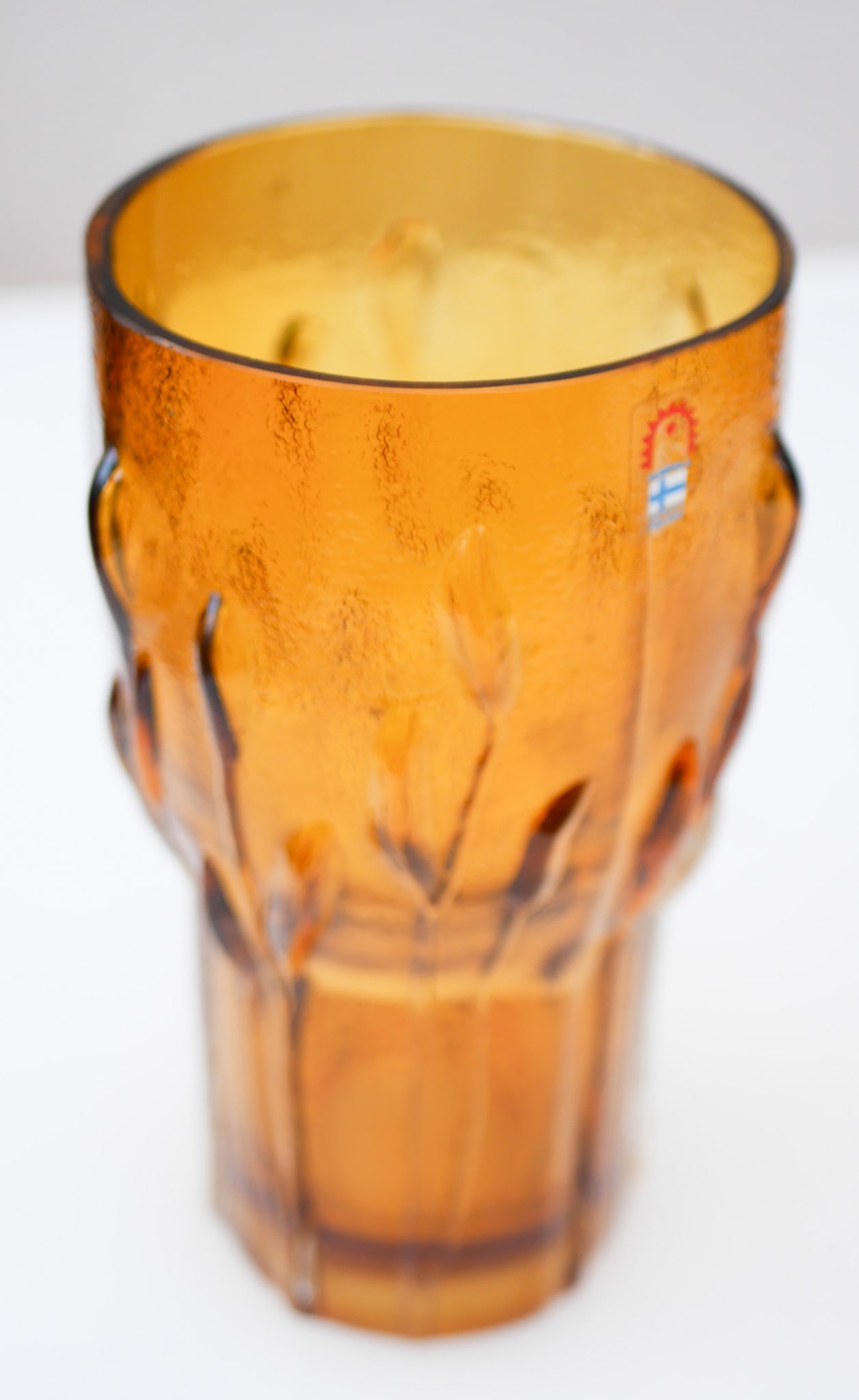 Finnish Art Glass Vase by Kaj Blomqvist for Humppila - 7