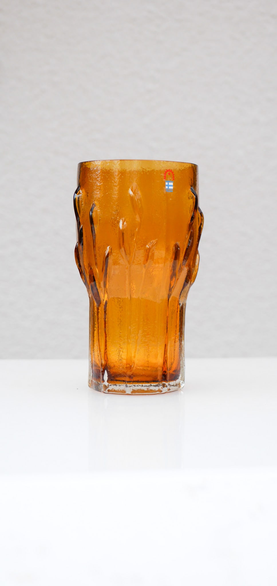 Finnish Art Glass Vase by Kaj Blomqvist for Humppila - 8