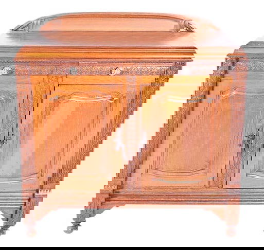 Antique Tall Oak Sideboard, 19th Century (1 of 3)