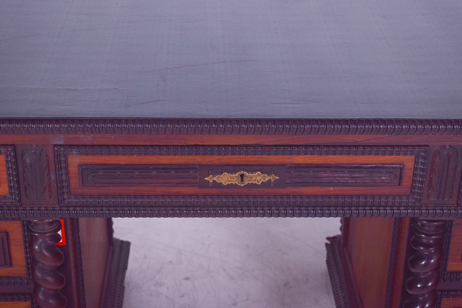 Antique Portuguese Twisted and Shaken Desk - 14