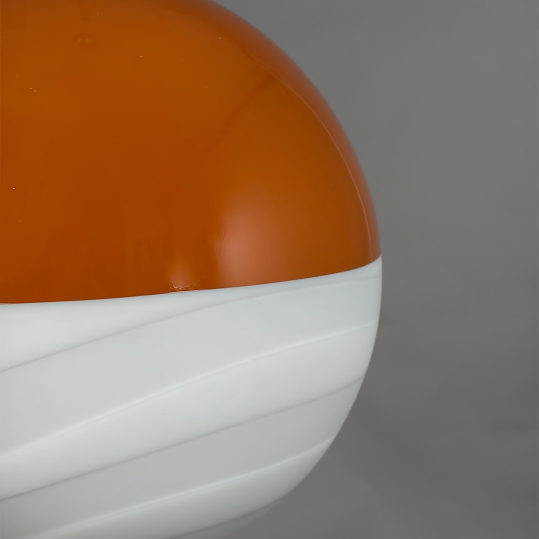 Glass Premium Pendant Light from Mariana Iskra, 1980s - 3