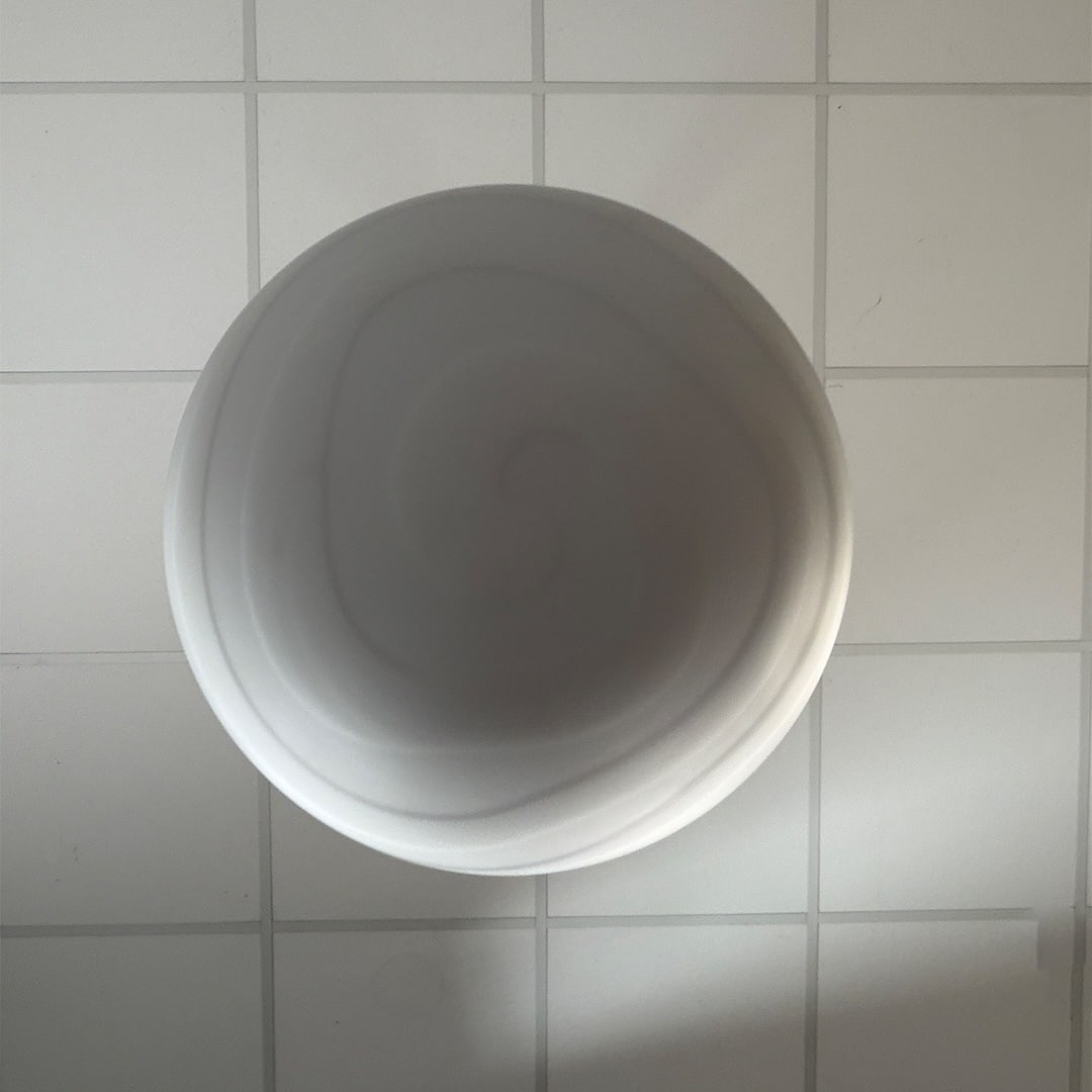 Glass Premium Pendant Light from Mariana Iskra, 1980s - 5