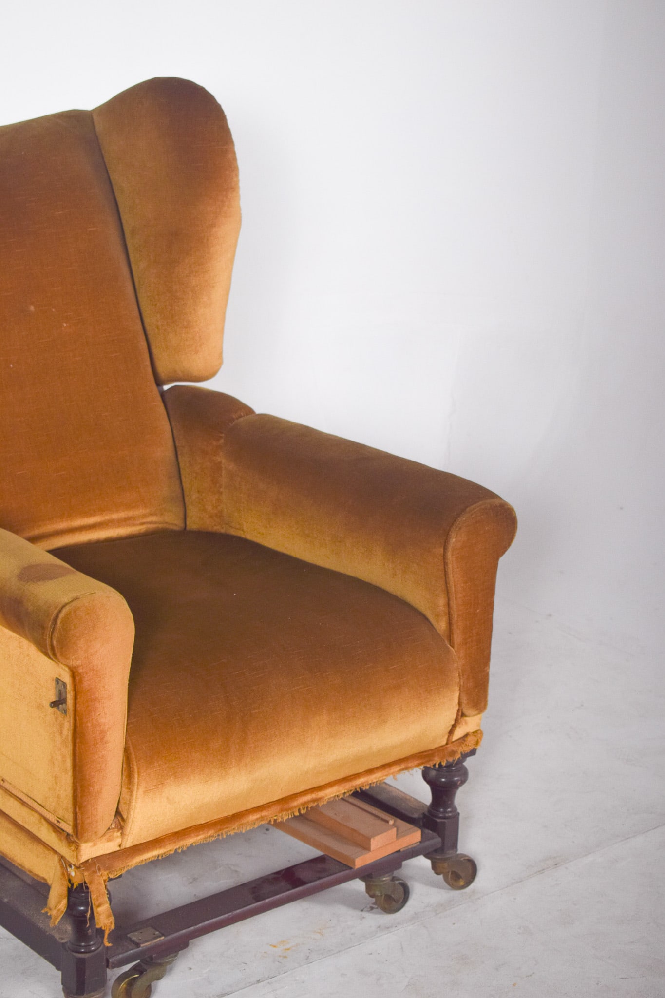 Antique English Articulated Armchair, 1890s - 2