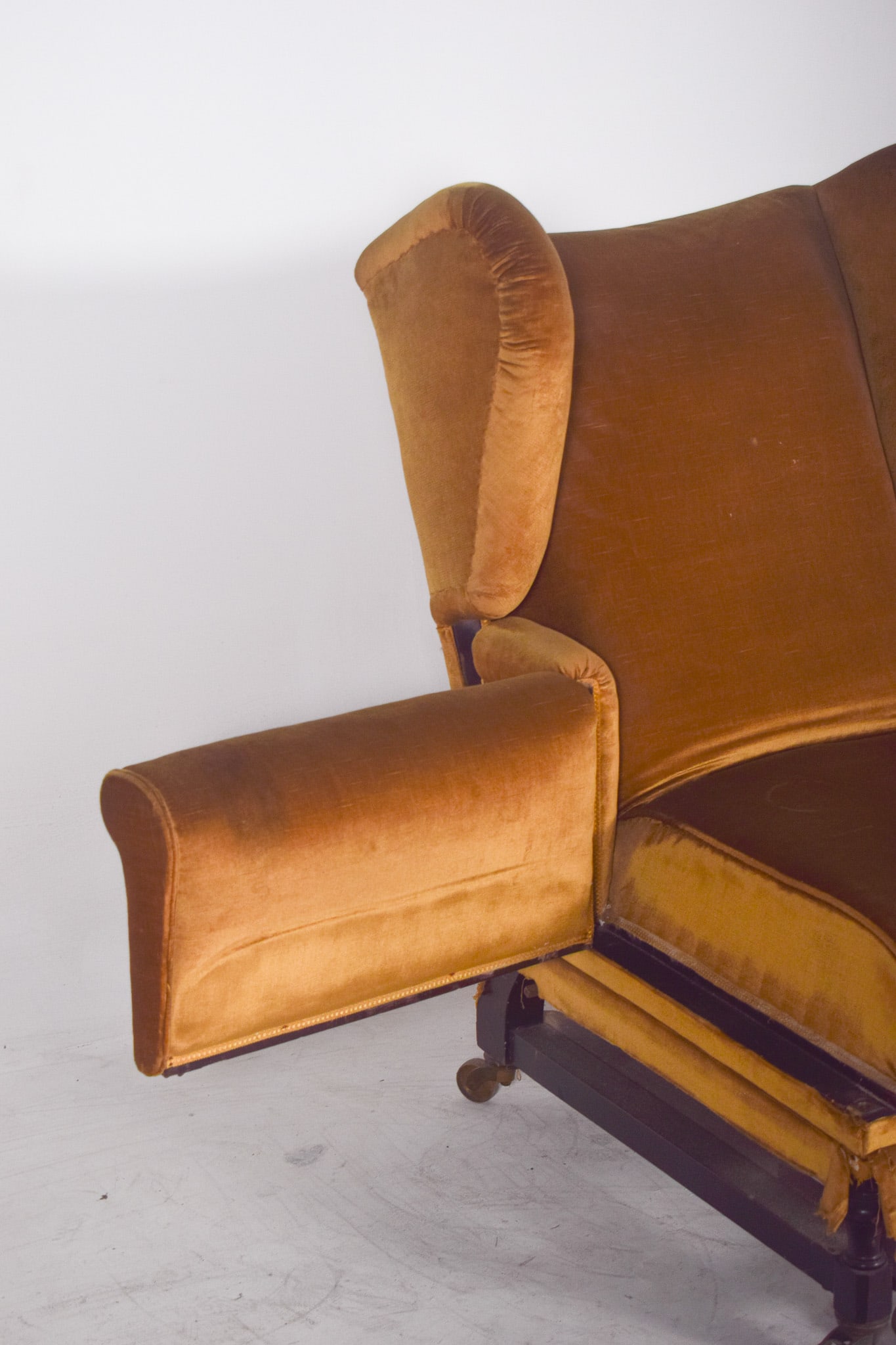 Antique English Articulated Armchair, 1890s - 5