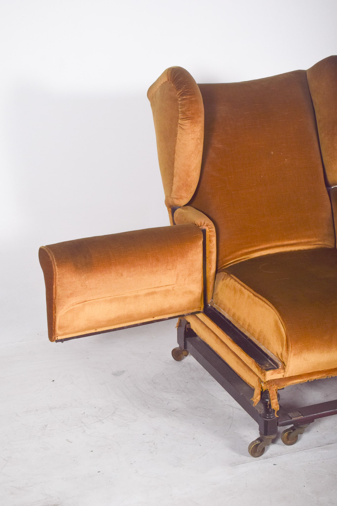 Antique English Articulated Armchair, 1890s - 6