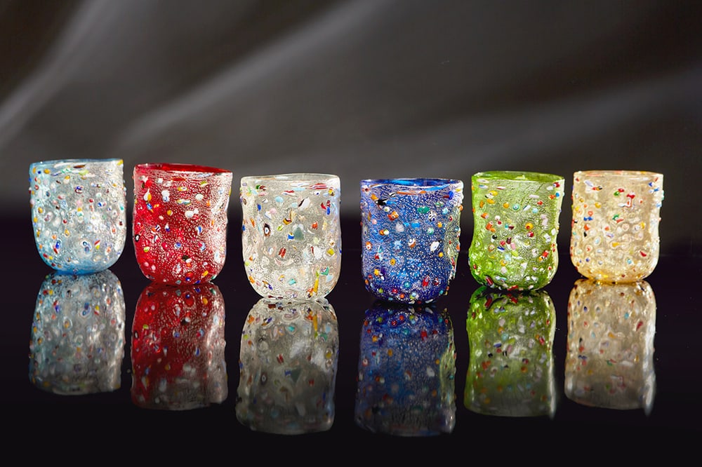 Murano Glasses by Burlesque Verres for Ribes, Set of 6 - 5