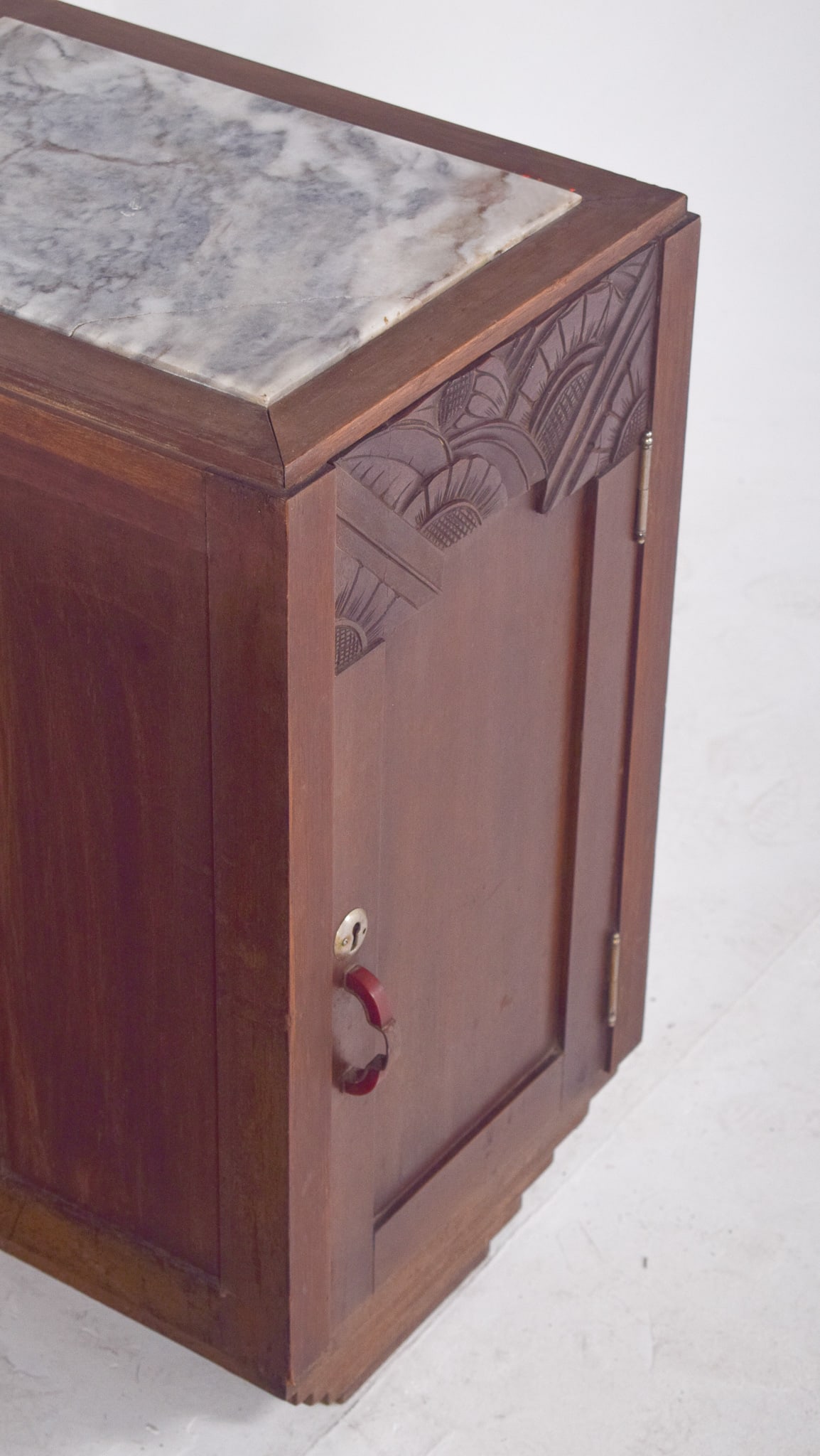 Portuguese Art Deco Bedside Tables, 1920, Set of 2 - 9