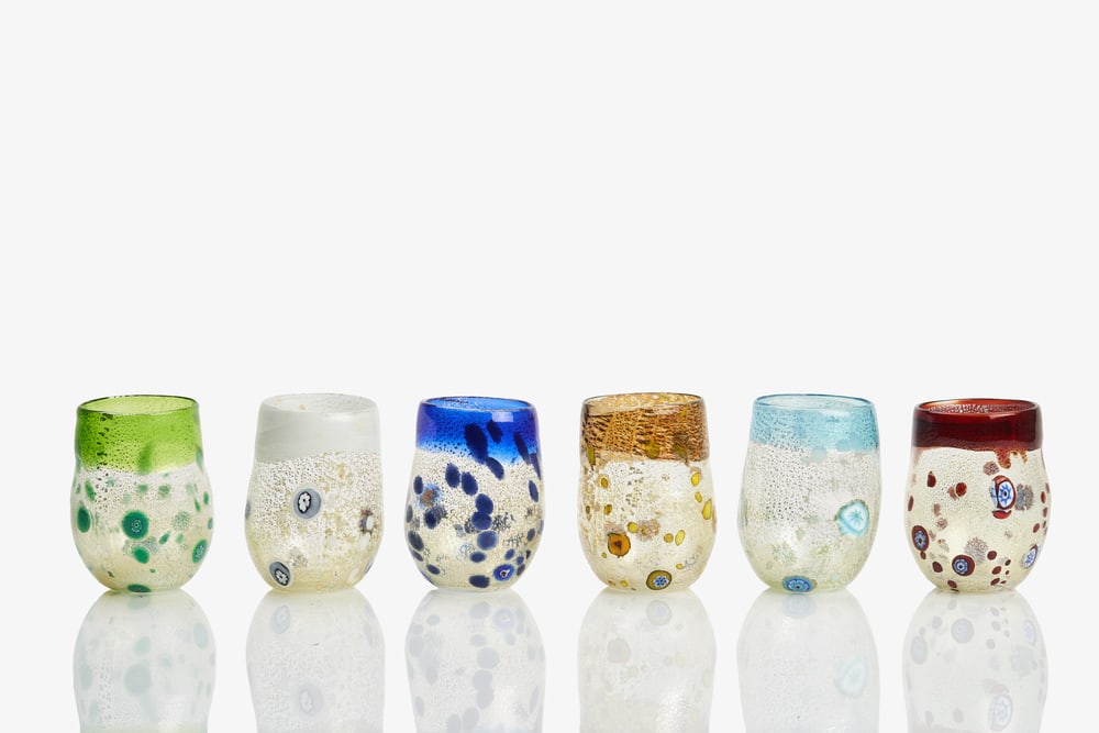 Glasses by Iskra for Ribes Studio, 2004, Set of 6 - 4