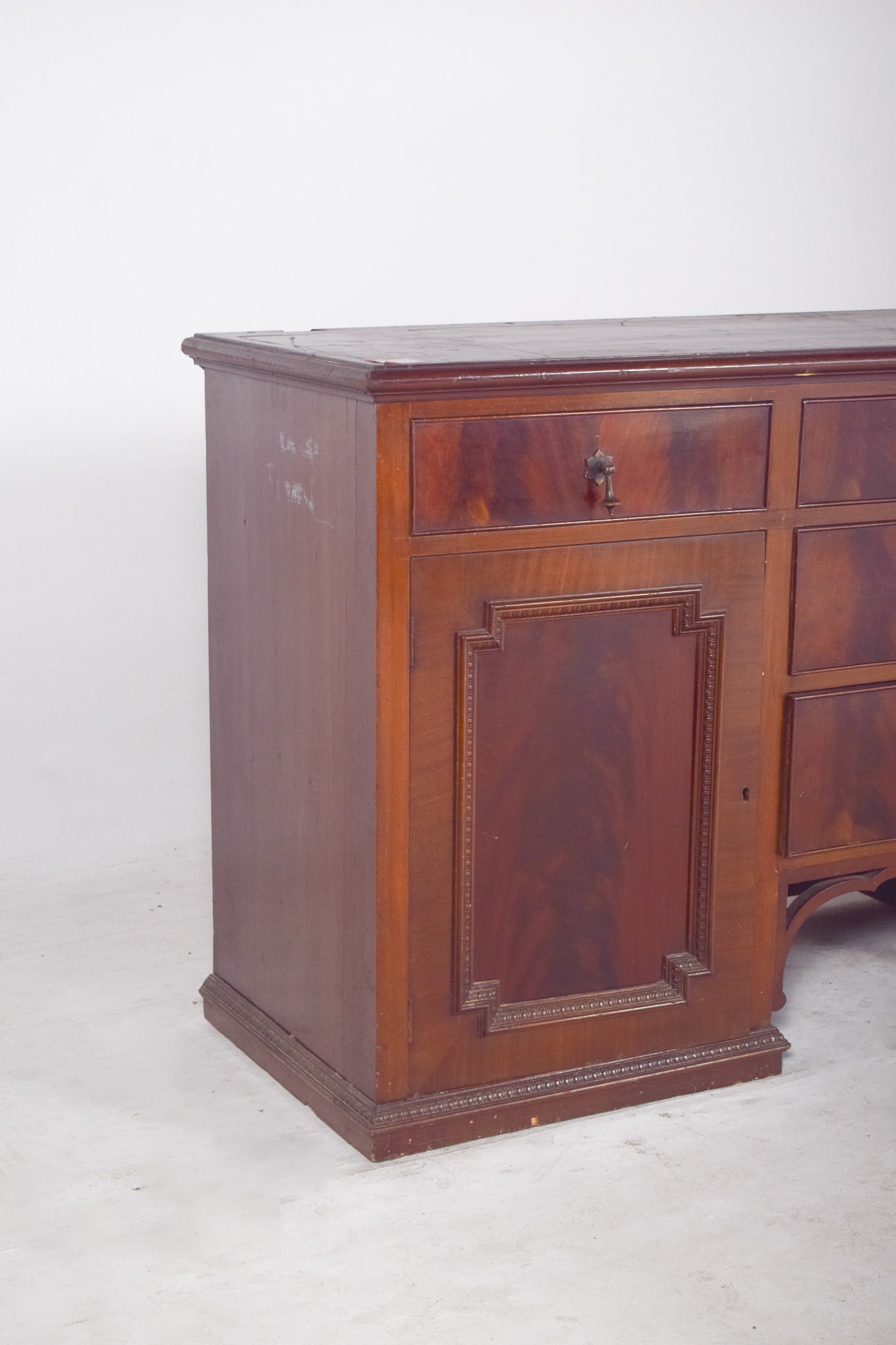 Antique Sideboard with Two Doors and Five Drawers - 3