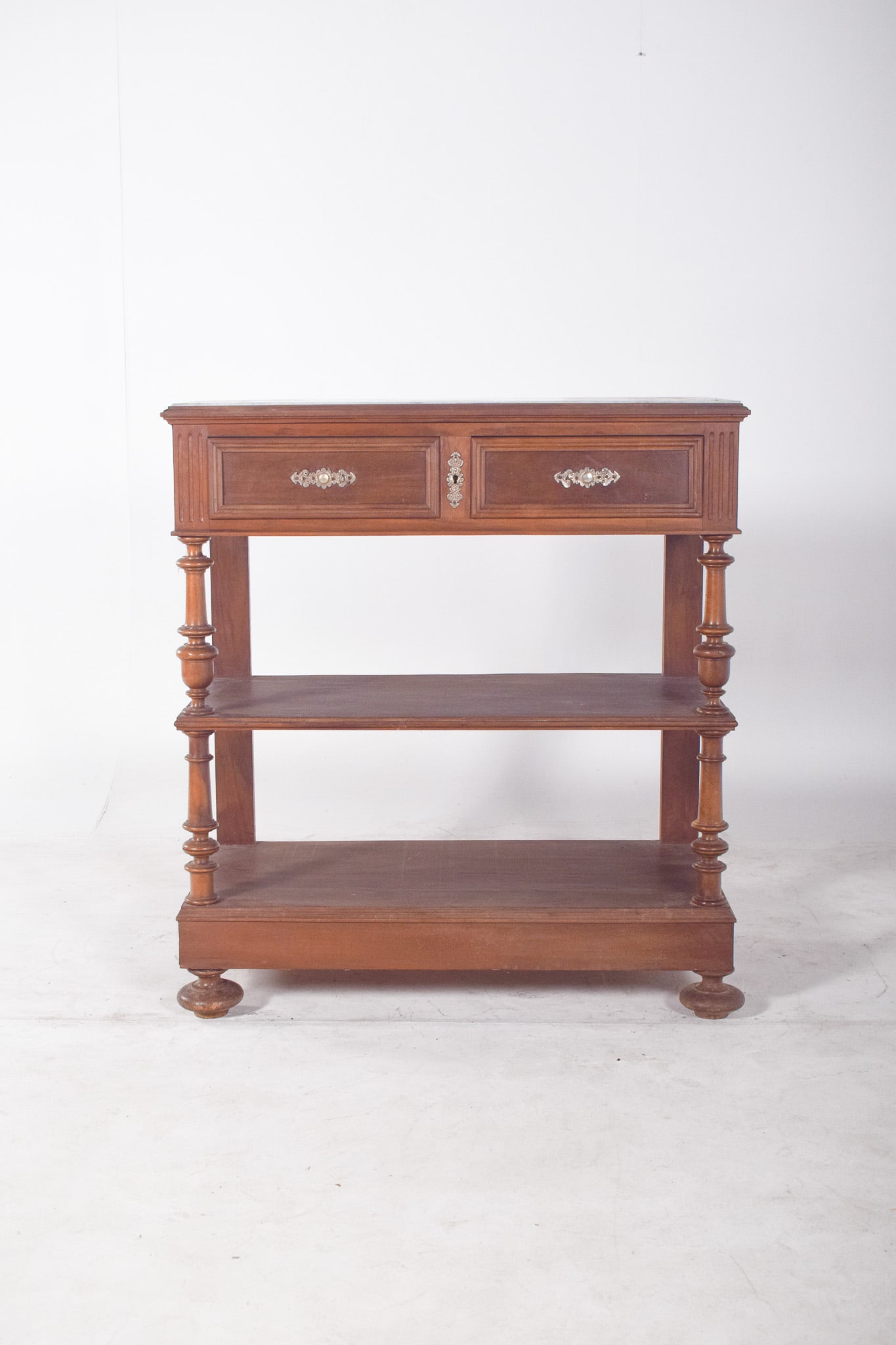 Antique Portuguese Henry II Carving Cabinet, 1920s - 2