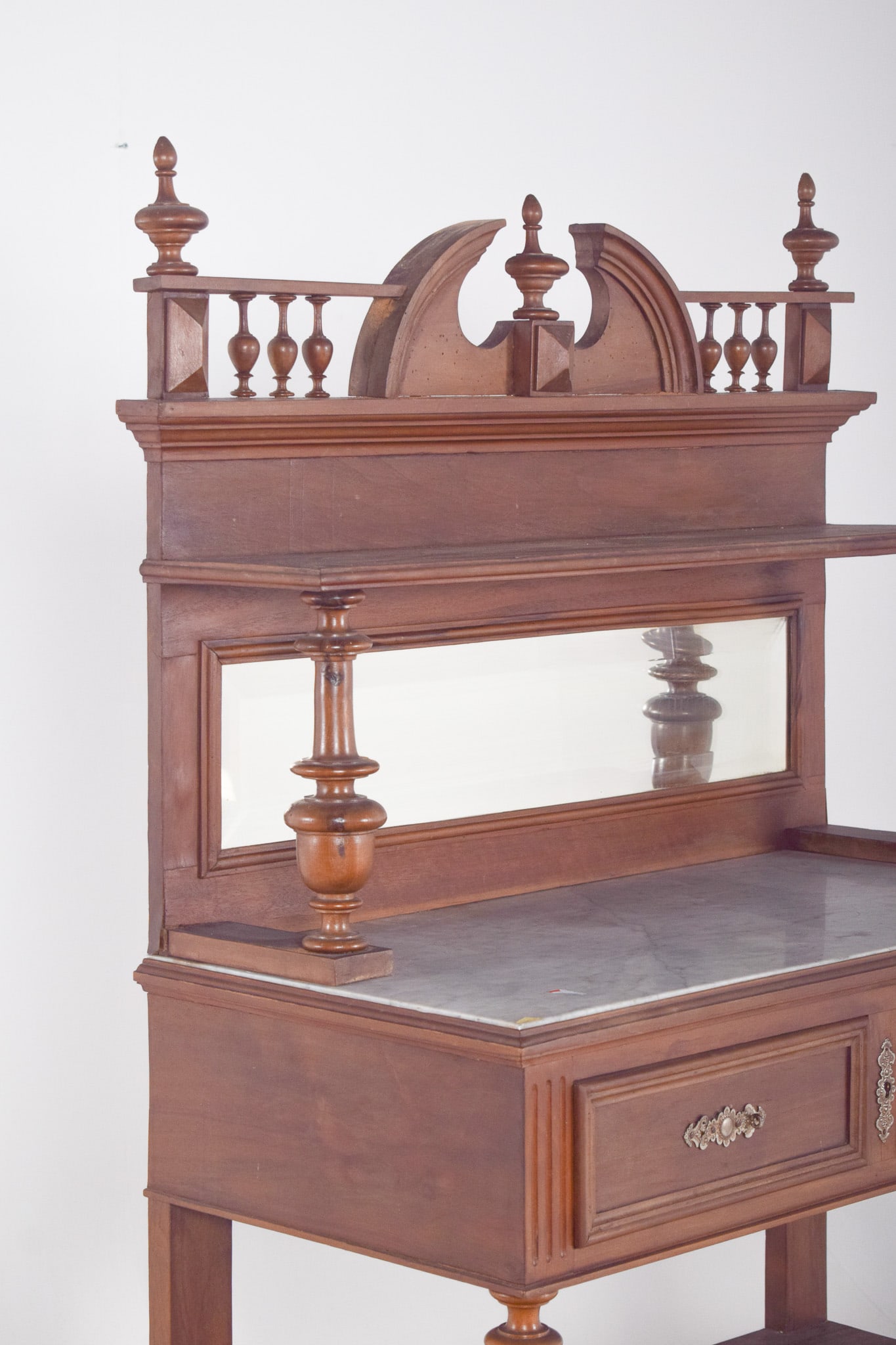 Antique Portuguese Henry II Carving Cabinet, 1920s - 4