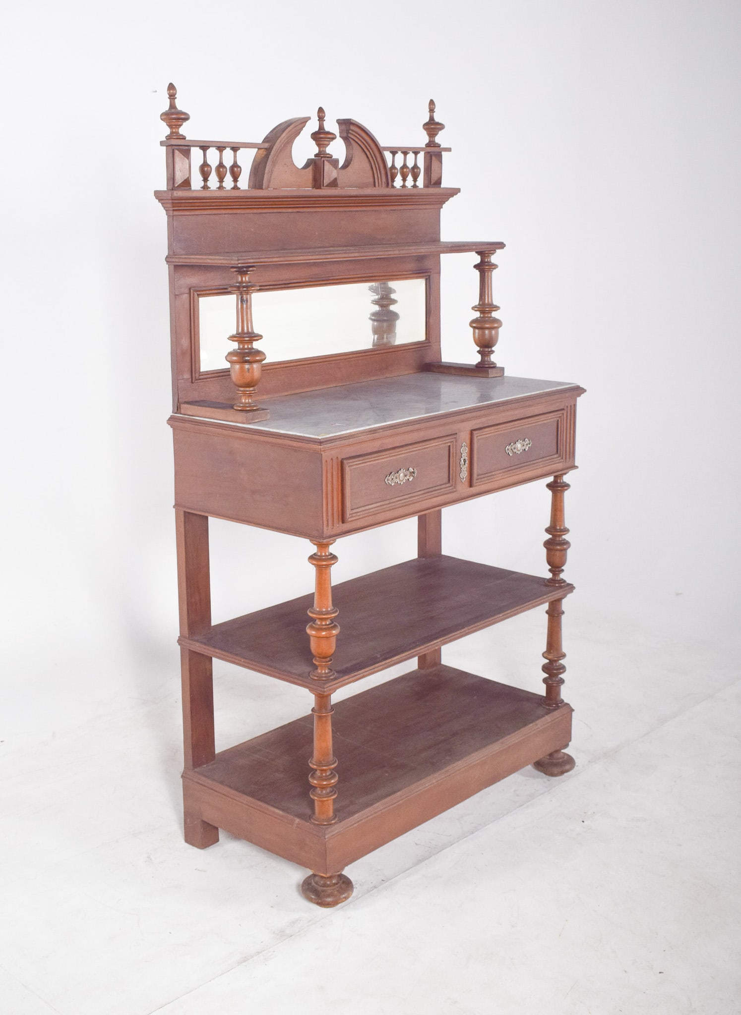 Antique Portuguese Henry II Carving Cabinet, 1920s - 6