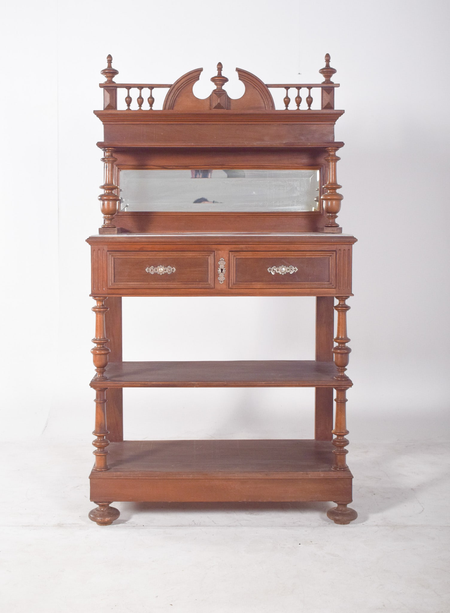 Antique Portuguese Henry II Carving Cabinet, 1920s - 7