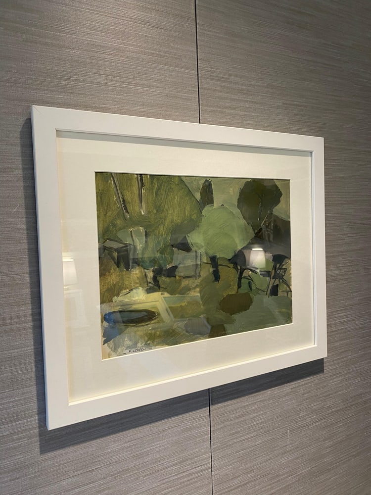 Francine Ledieu, Vacances à Tramery, 1964, Oil on Paper - 3