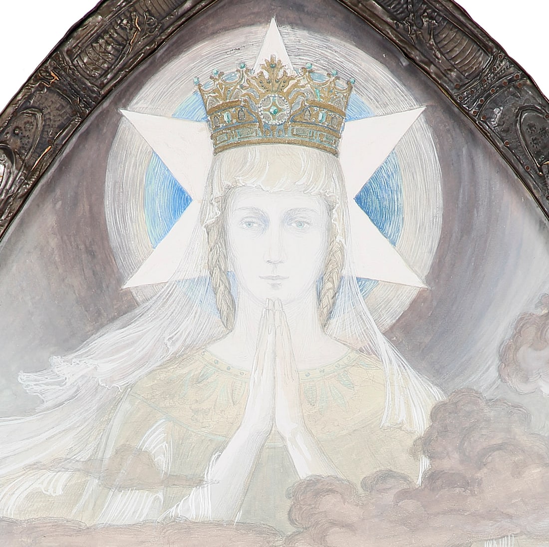Yvonne Clarinval, La Vierge des Mers, 1910, Mixed Media - 3
