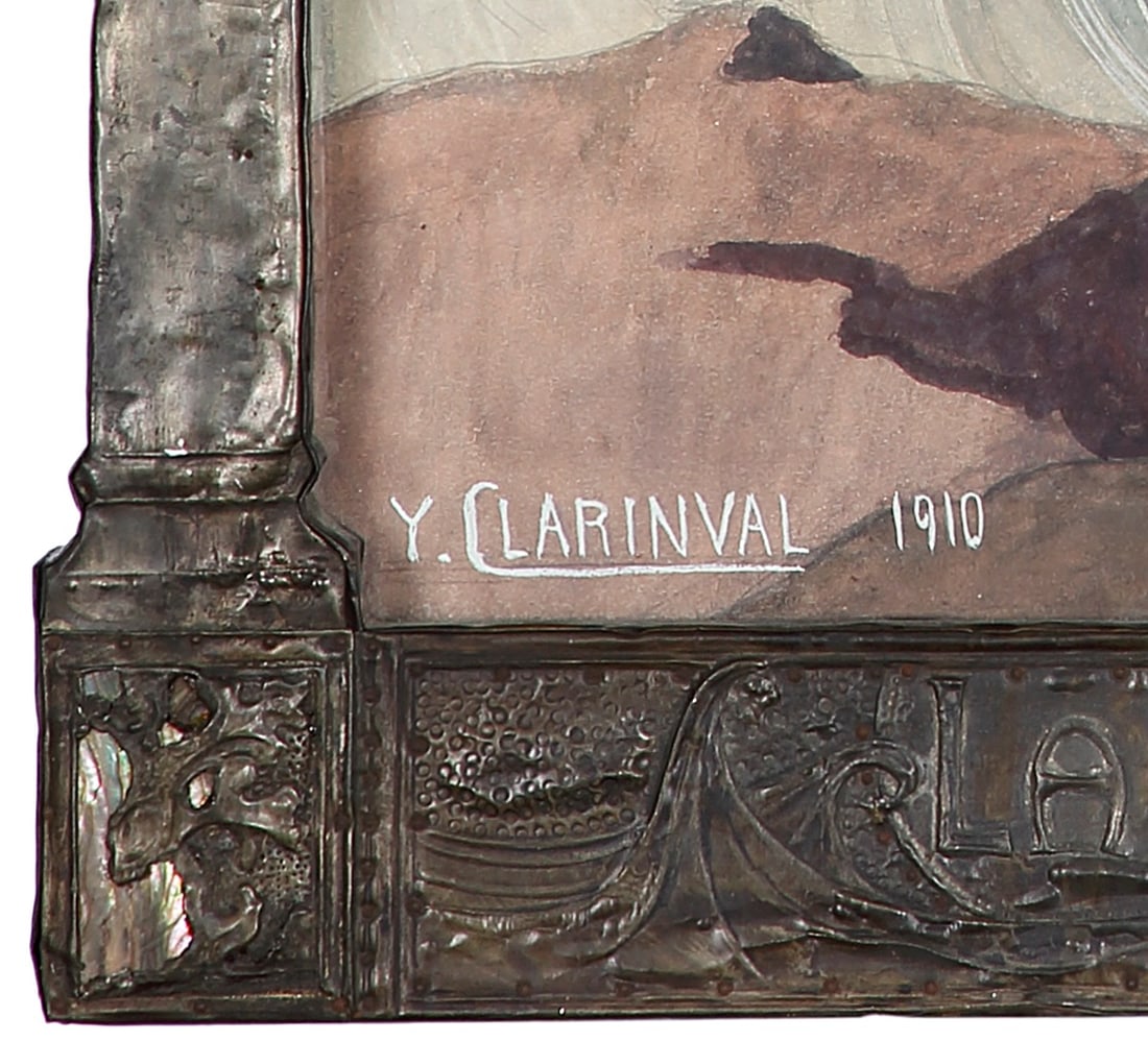 Yvonne Clarinval, La Vierge des Mers, 1910, Mixed Media - 4