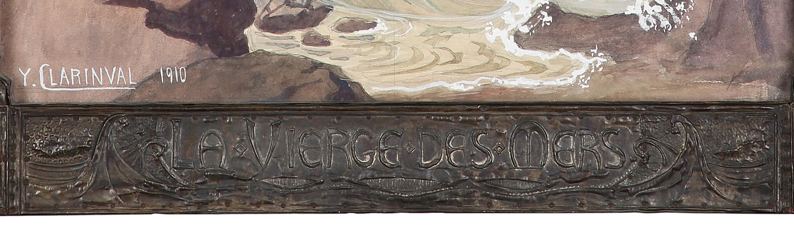 Yvonne Clarinval, La Vierge des Mers, 1910, Mixed Media - 5