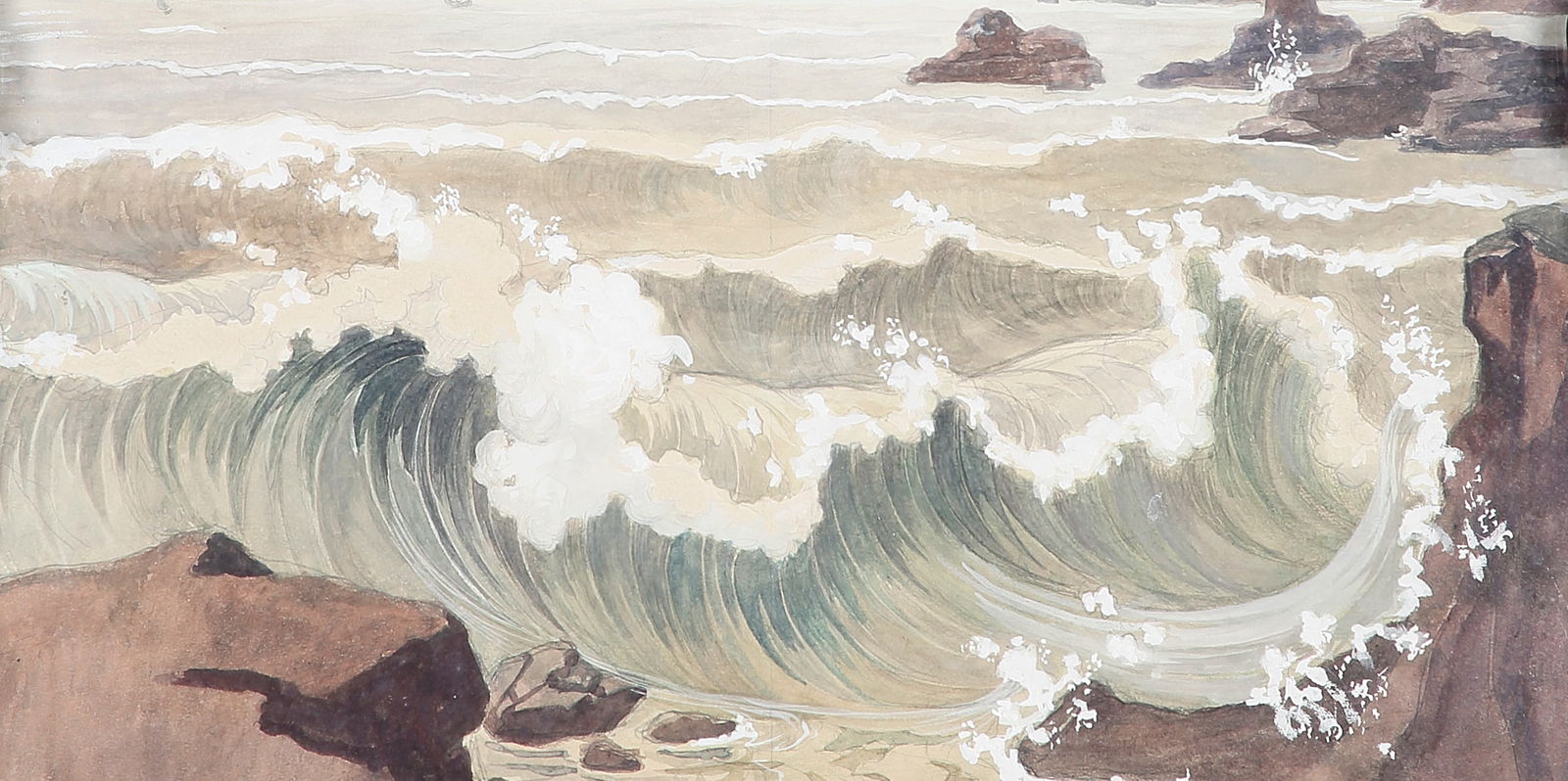 Yvonne Clarinval, La Vierge des Mers, 1910, Mixed Media - 8