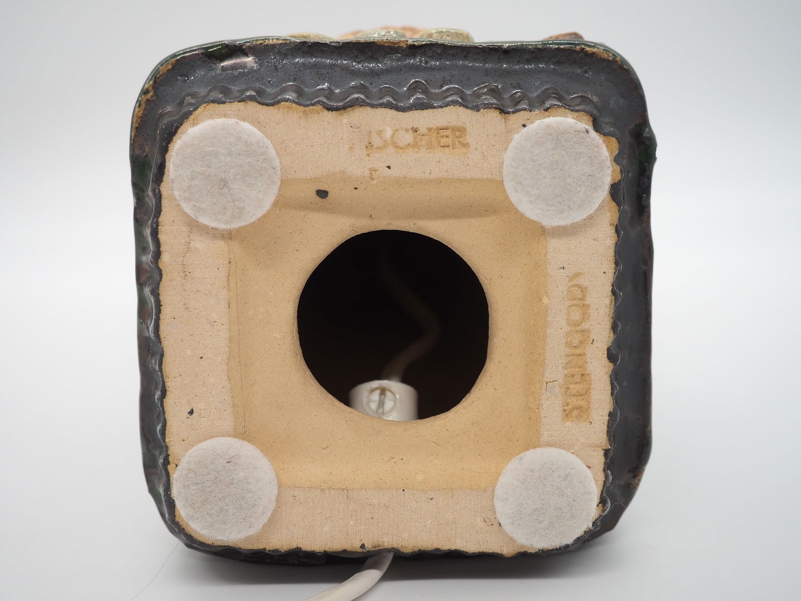 Table Lamp by Willi Fischer for Ego Stoneware, 1970s - 10