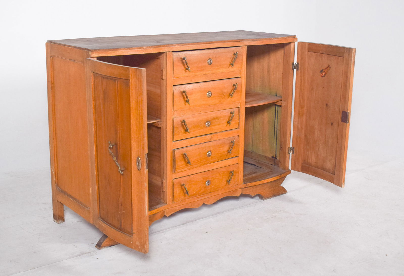 Antique Sideboard with Drawers and Doors, 1920 - 4