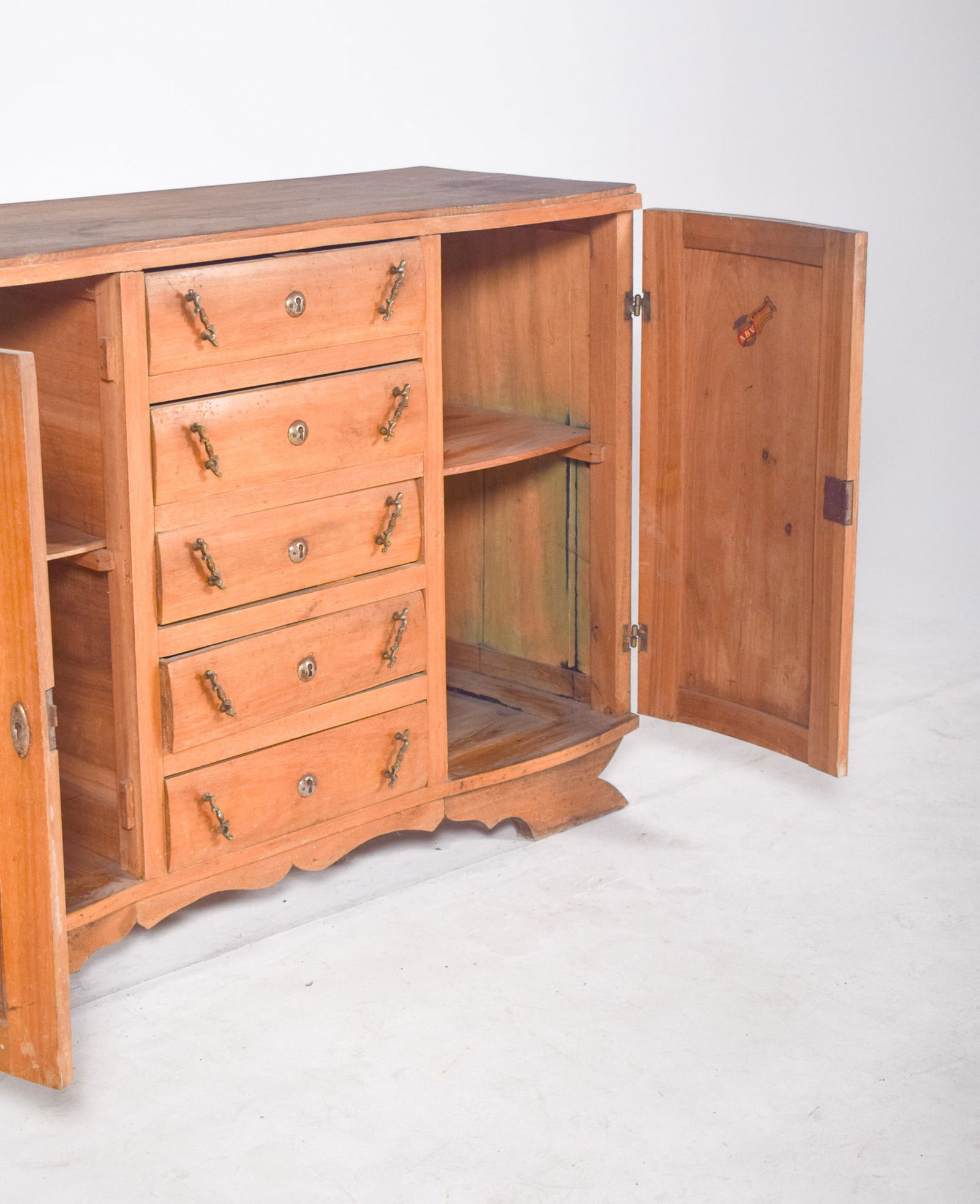 Antique Sideboard with Drawers and Doors, 1920 - 5