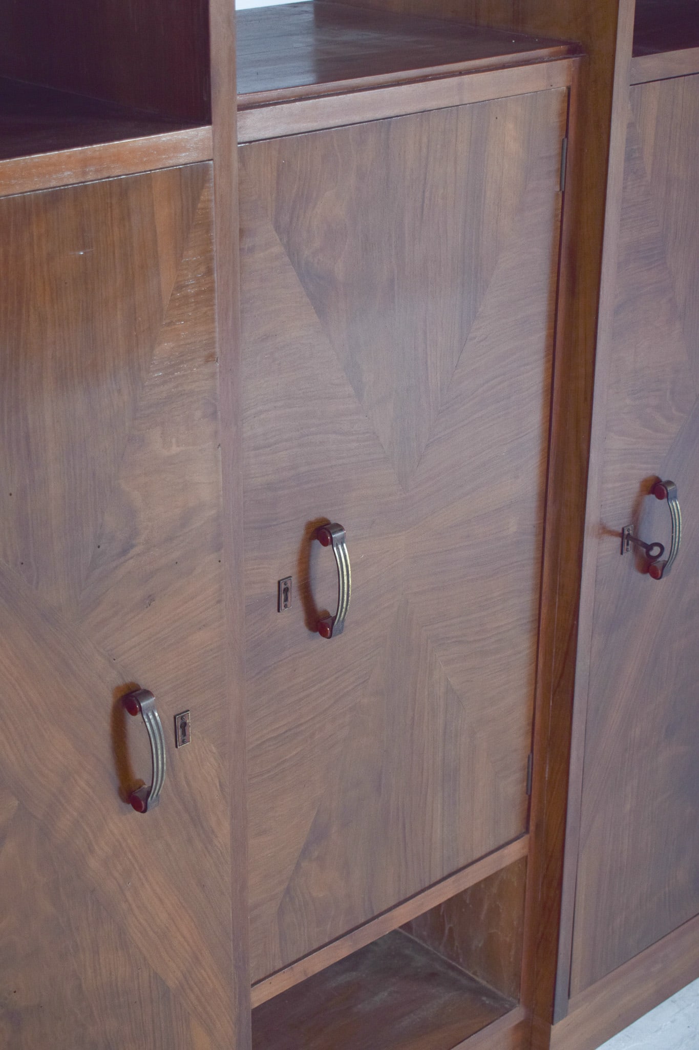 3-Door Bookcase, 1920s - 11