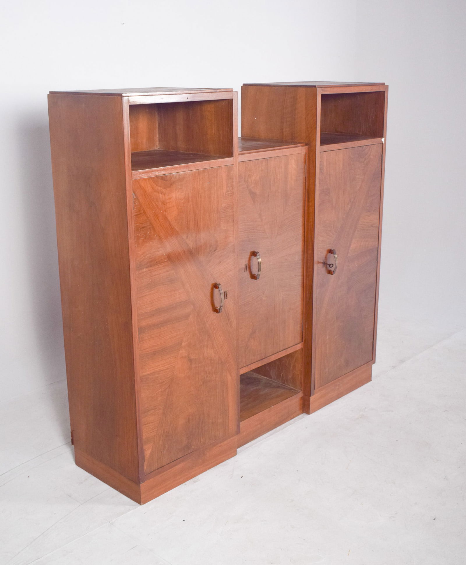 3-Door Bookcase, 1920s - 9