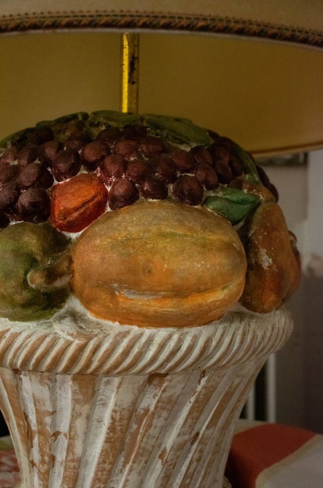 Italian Como Lamp in Porcelain, 1970s - 12