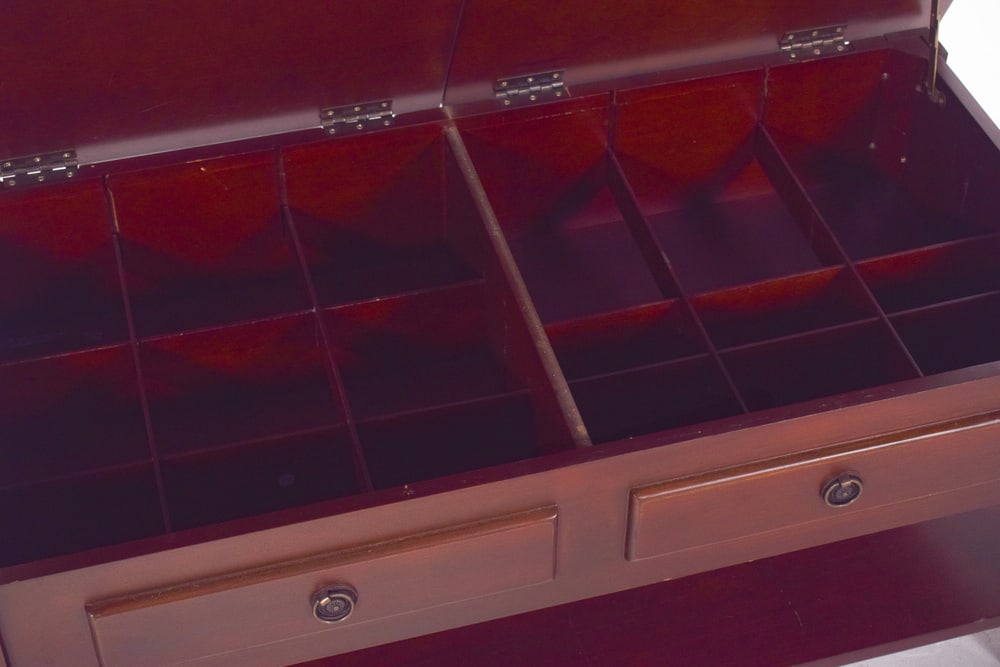 Rectangular Coffee Table with Hinged Top, 1950s - 11