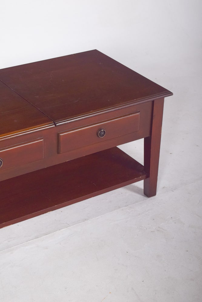 Rectangular Coffee Table with Hinged Top, 1950s - 8