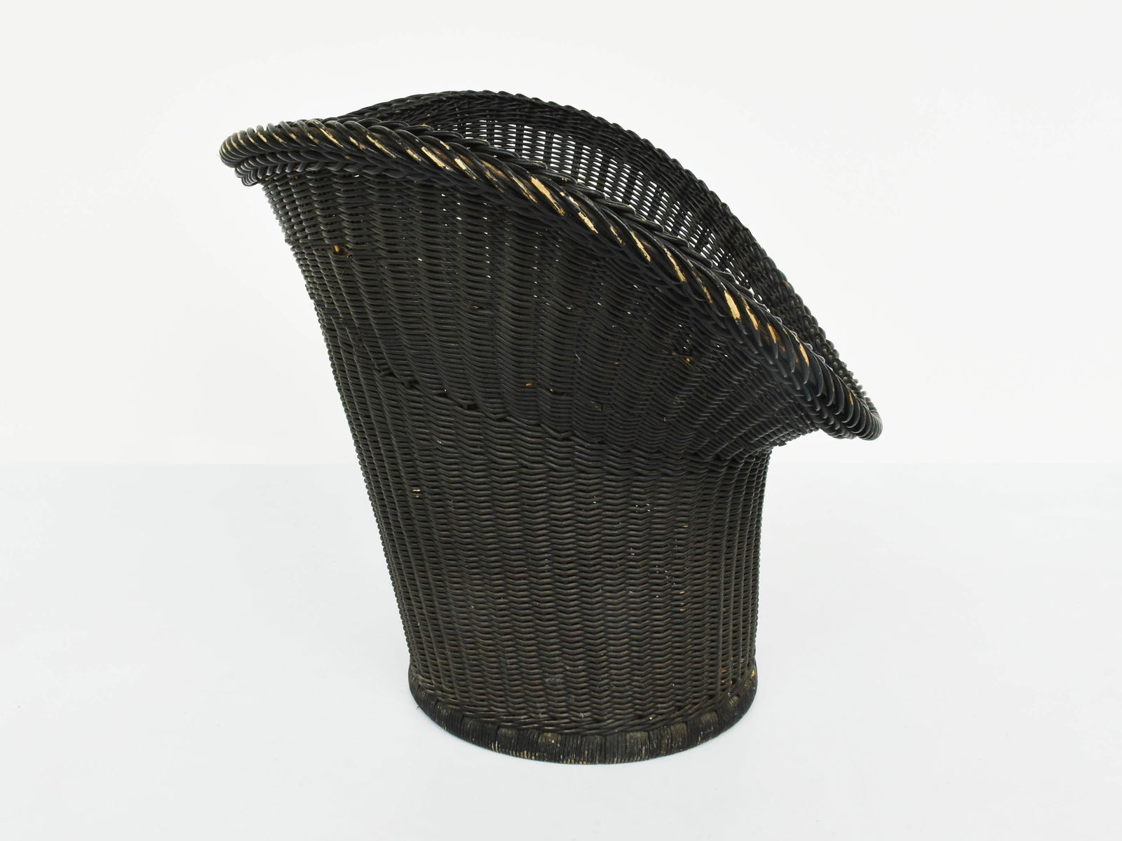 Set of Vintage Woven Wicker Armchairs by Egon Eiermann - 6