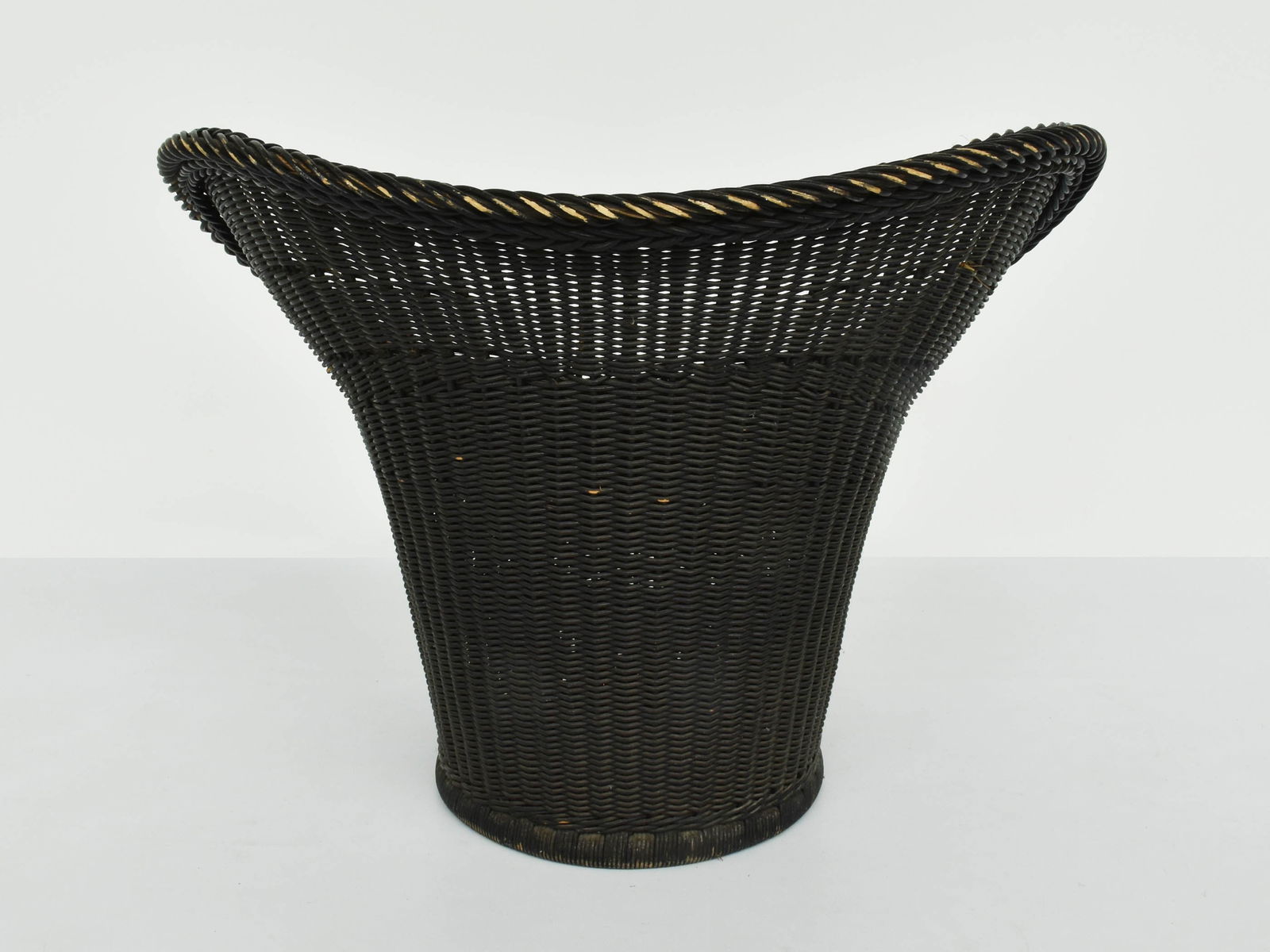 Set of Vintage Woven Wicker Armchairs by Egon Eiermann - 7